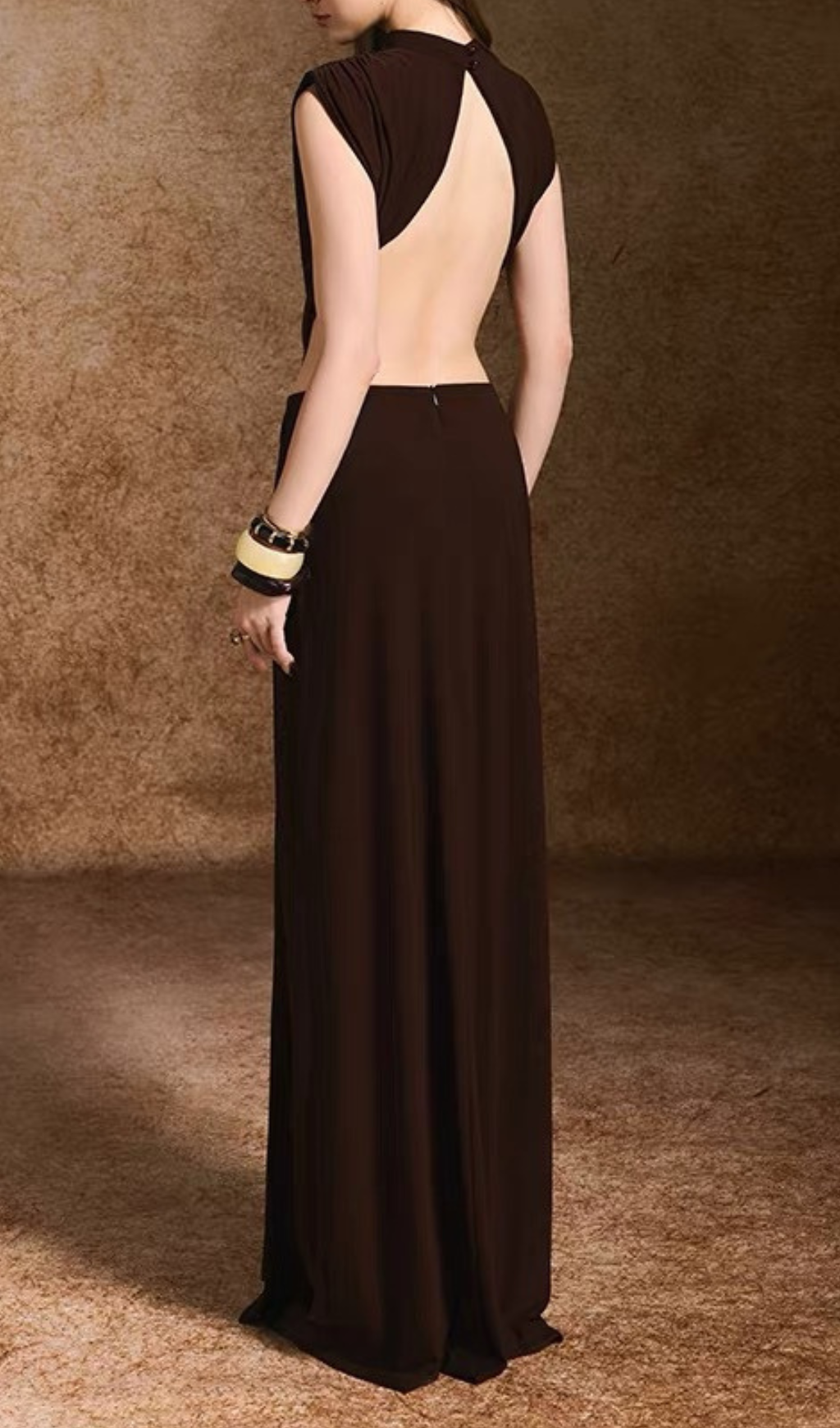 Hanna Coffee Backless Two-Piece Set
