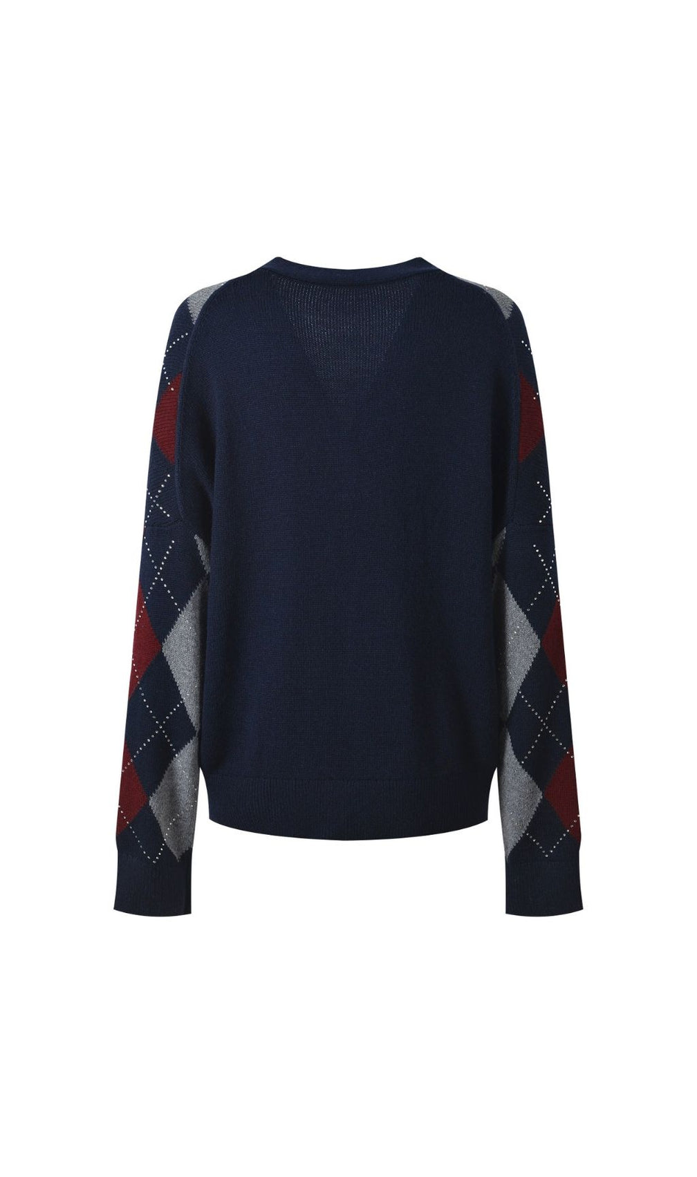 Howell Chic Argyle Cardigan for Women - Timeless Knit with Modern Flair