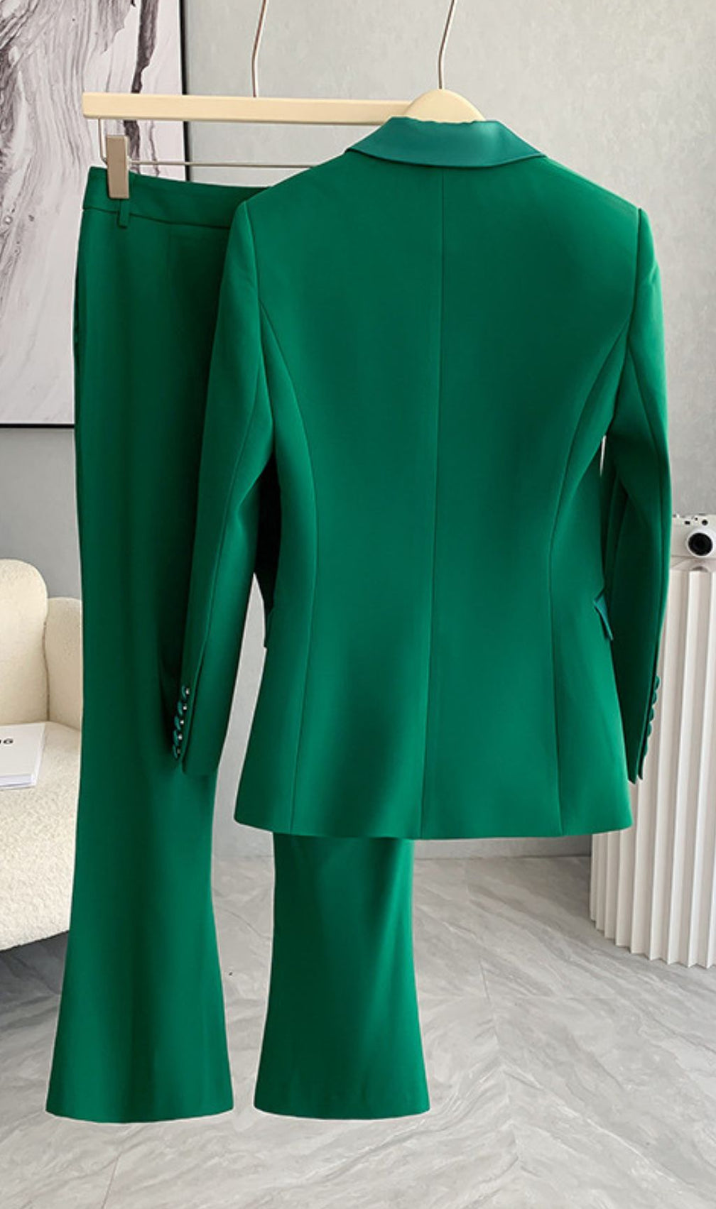 Gautier Green Blazer & Pants Set