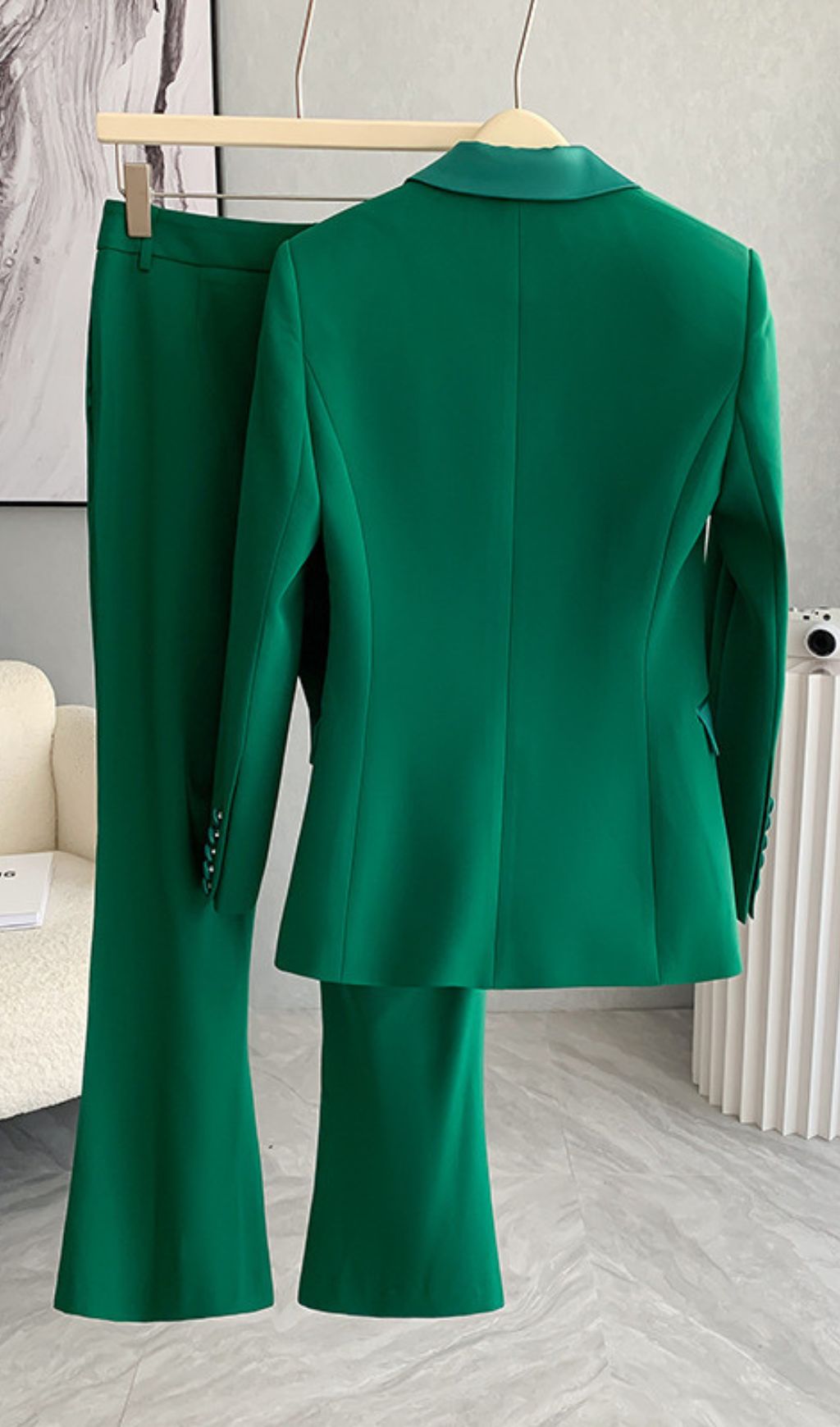 Gautier Green Blazer & Pants Set