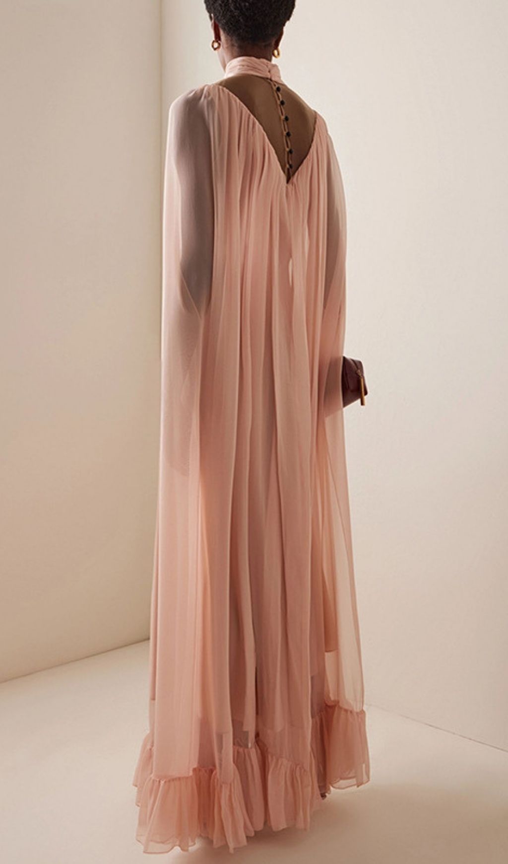 Klynn Pink Halter Maxi Dress