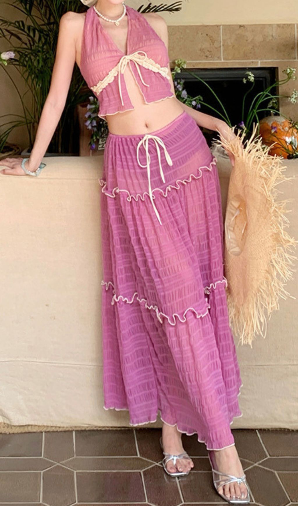 Filippa Halter Three-Piece Swimsuit