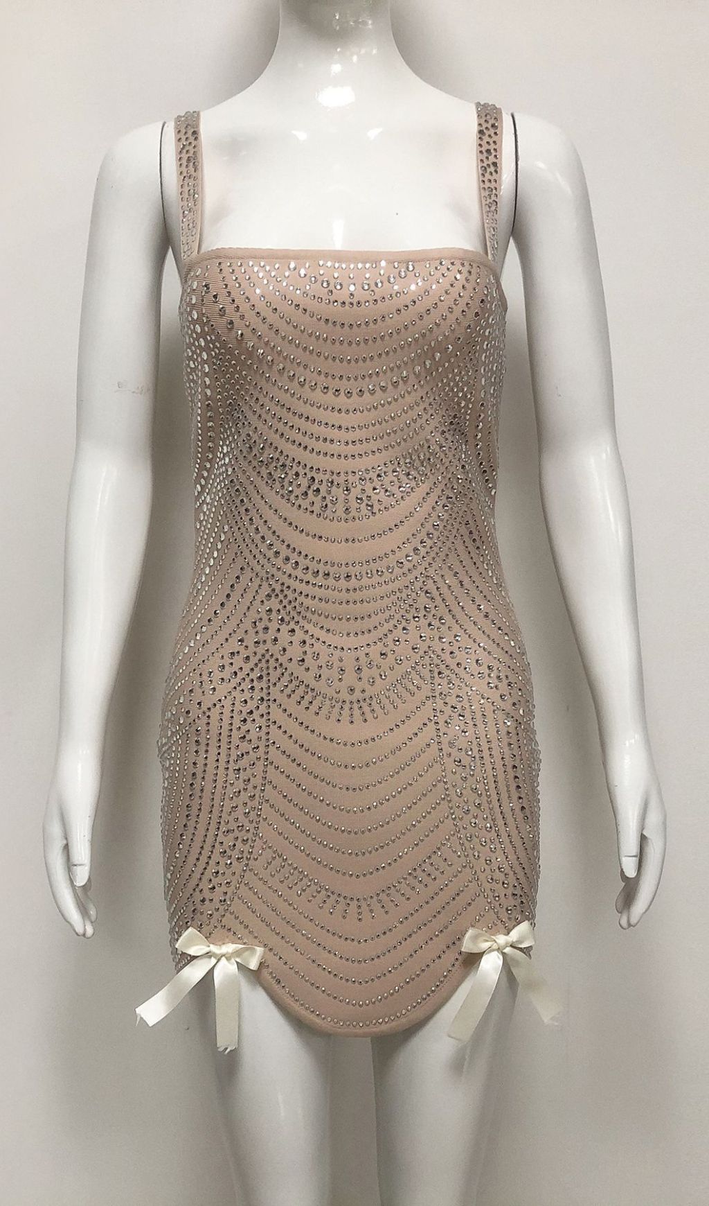Jordynn Diamante Bandage Mini Dress