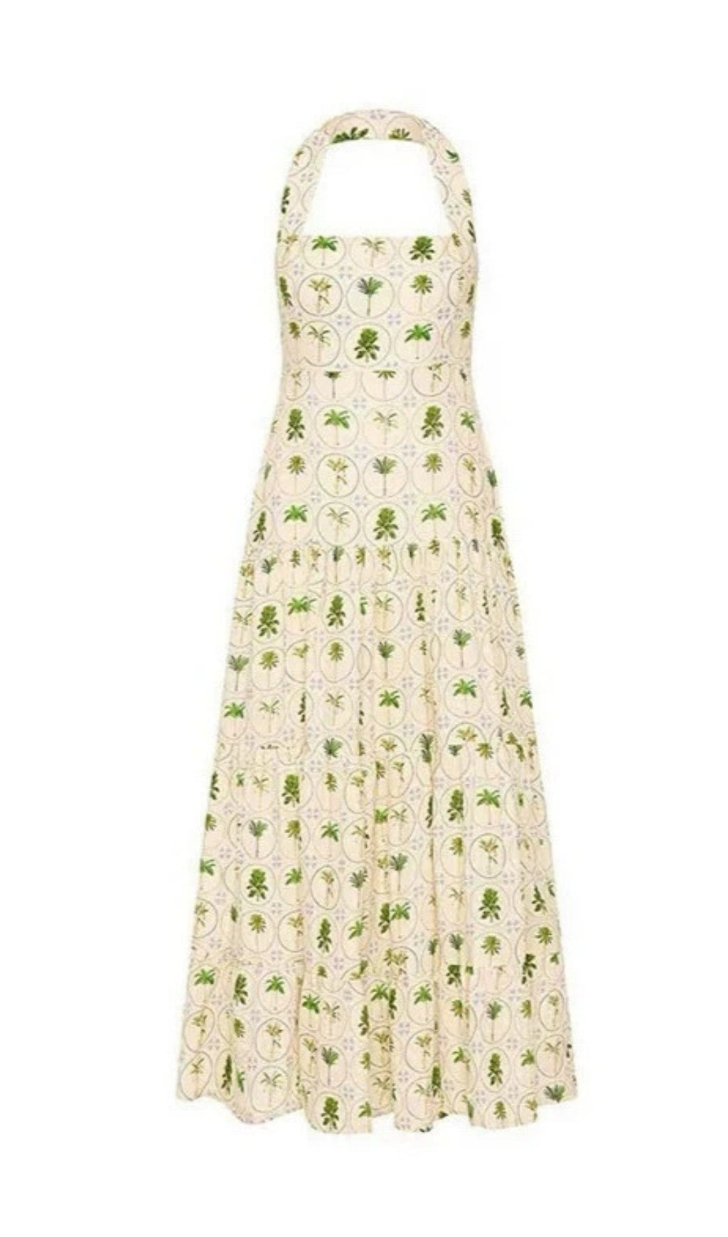 Evera Halter Printed Maxi Dress