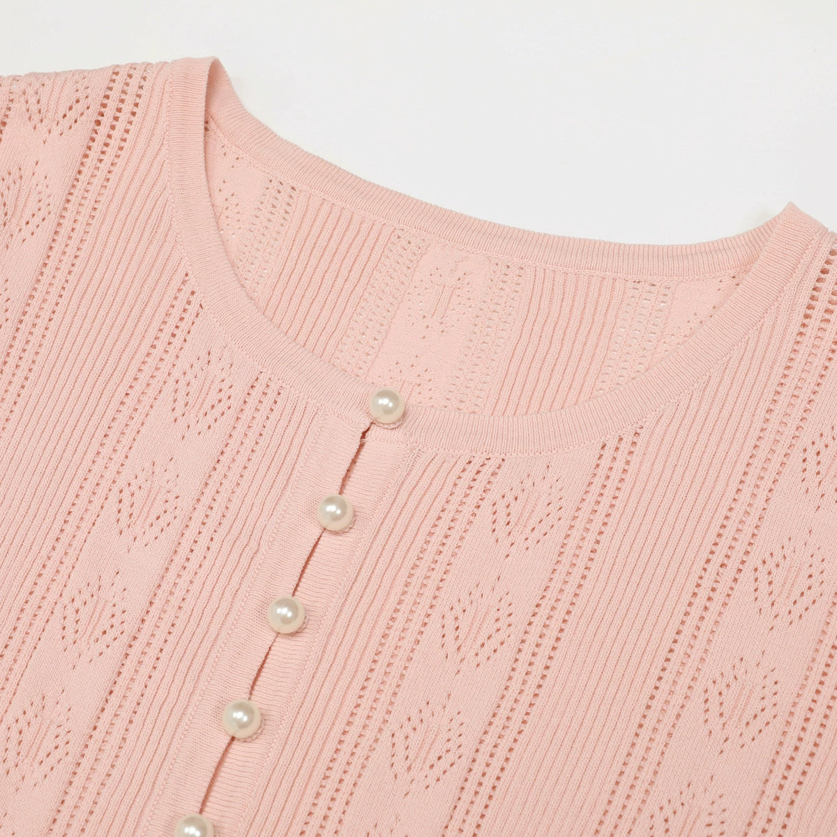 Kiely Chic Pink Knit Two-Piece Set - Peplum Top & Maxi Skirt