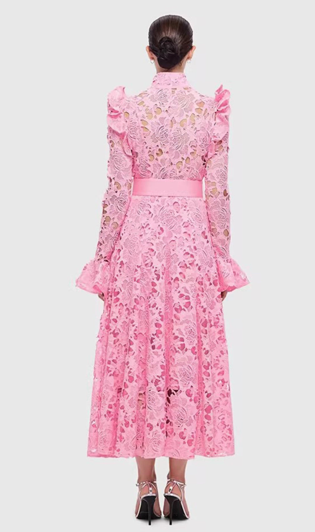 Alicia Lace Butterfly Sleeve Dress