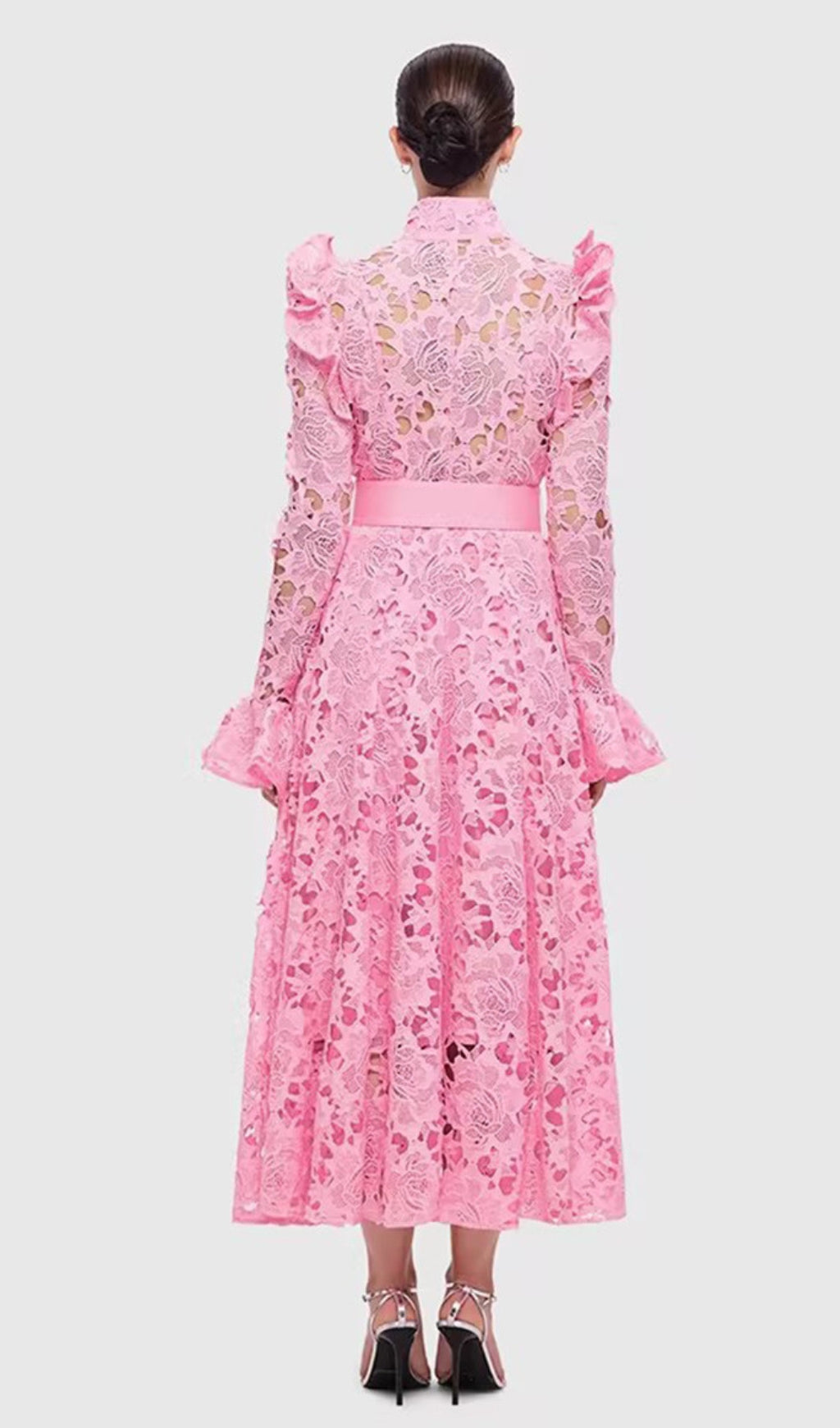 Alicia Lace Butterfly Sleeve Dress