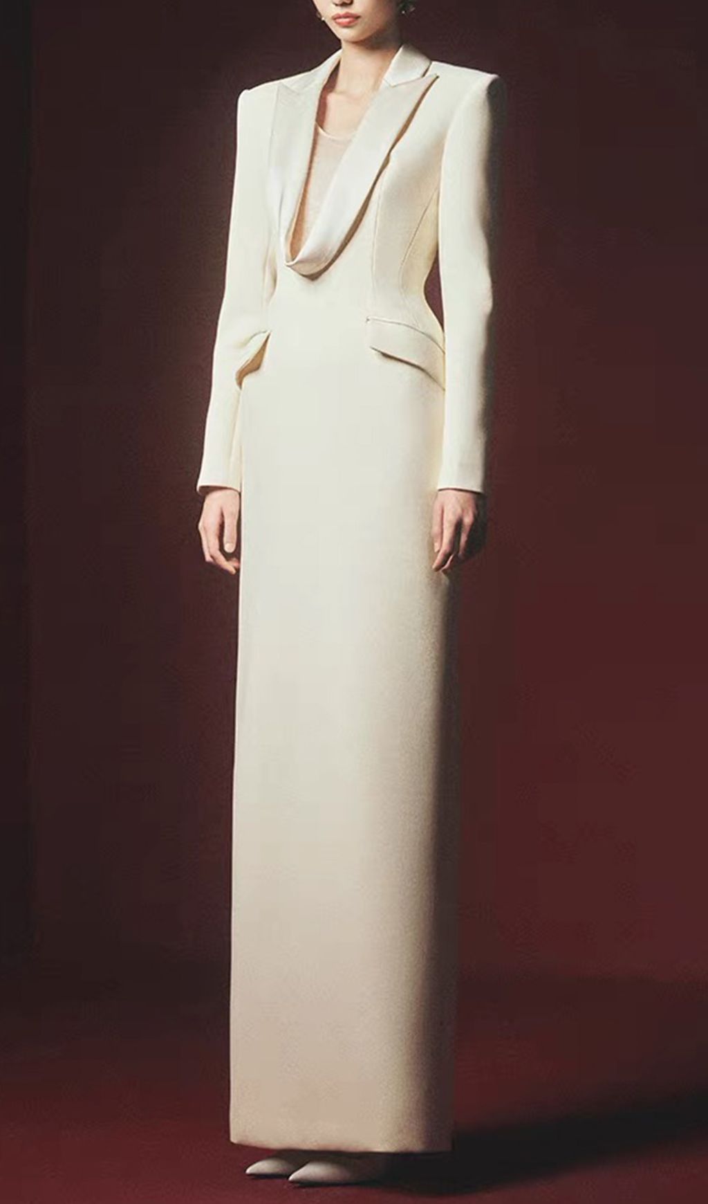 Ishtar Long Sleeve Blazer Maxi Dress