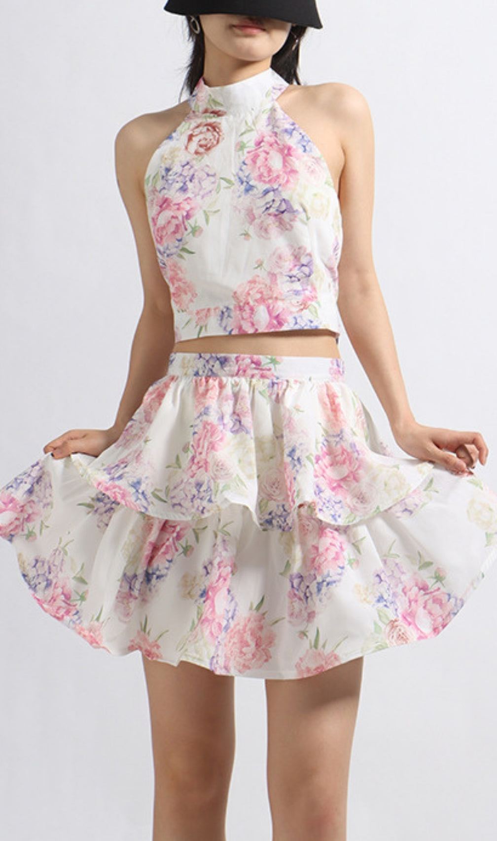 Ellison Floral Printed Two-Piece Set
