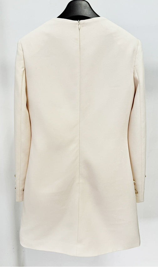 Baxter Crystal Long Sleeve Mini Dress