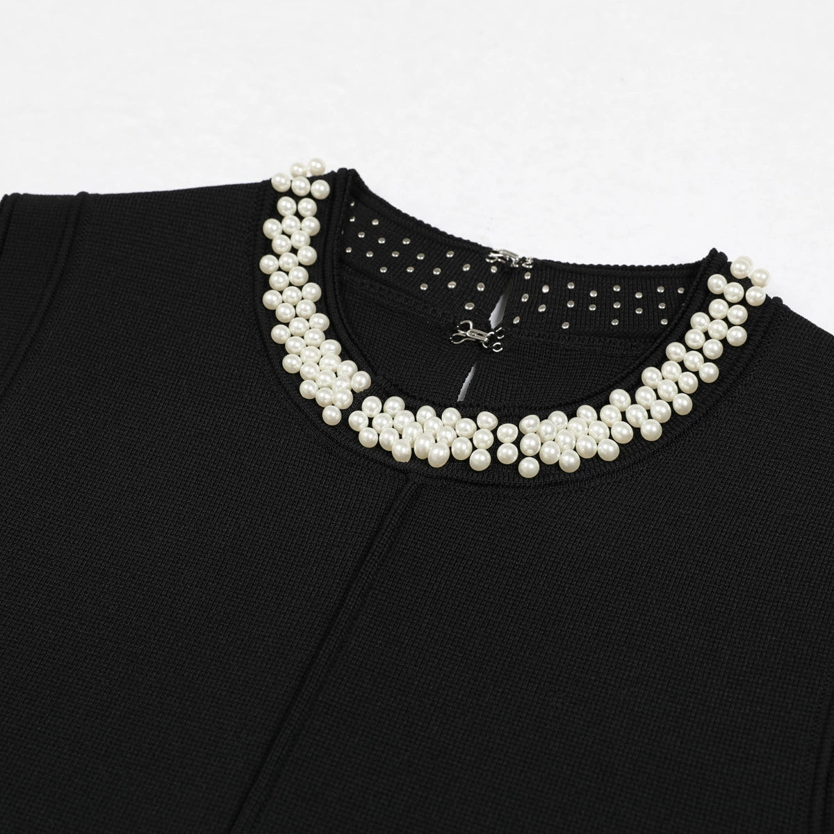 Ernie Black Bead Mini Dress