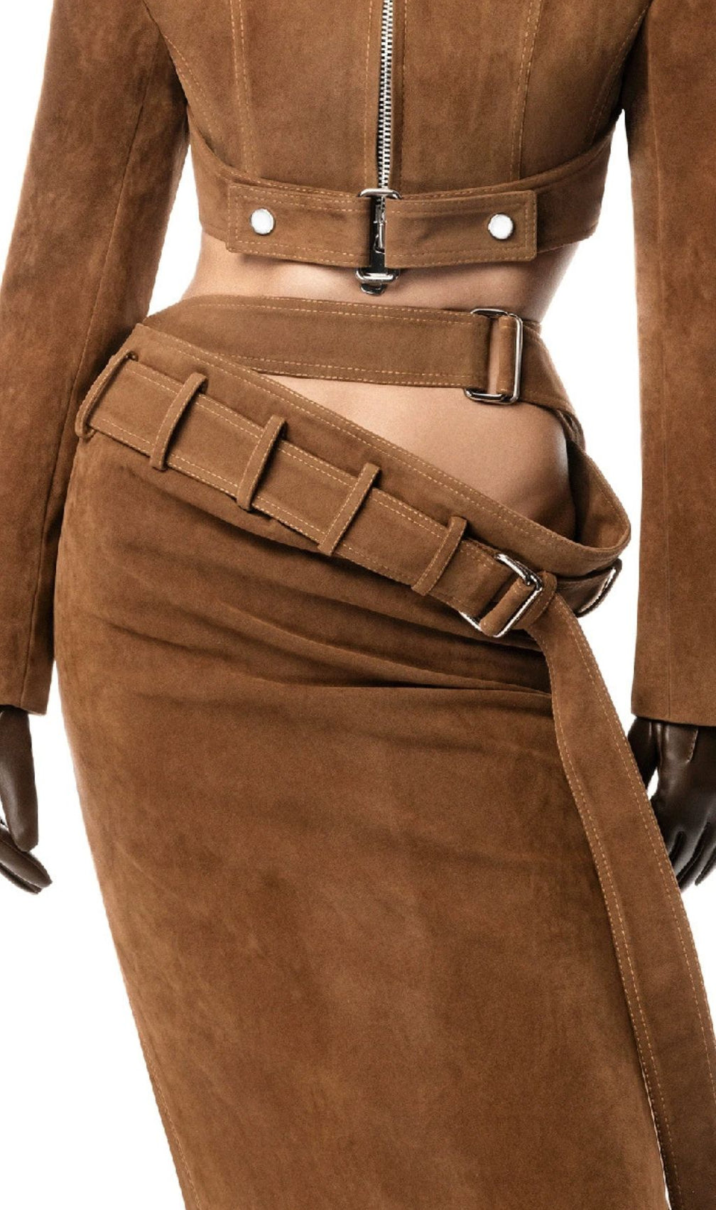 Giverny Brown Belt Maxi Skirt