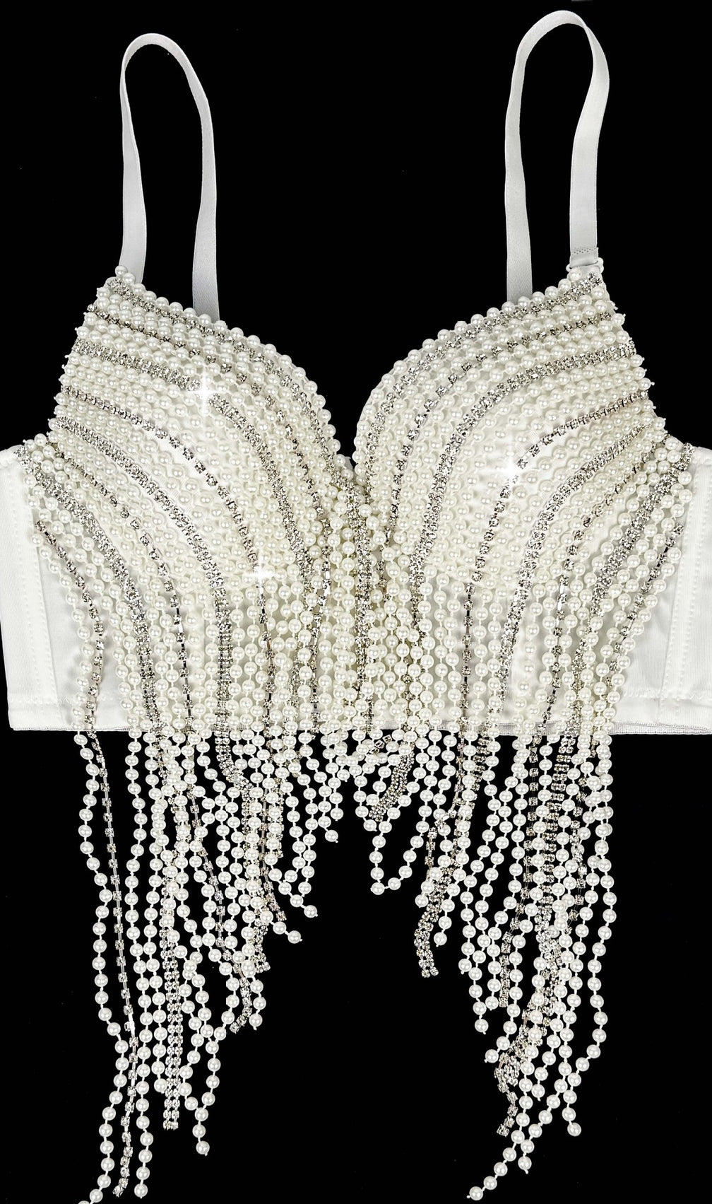 Gencho Diamante Beaded Top