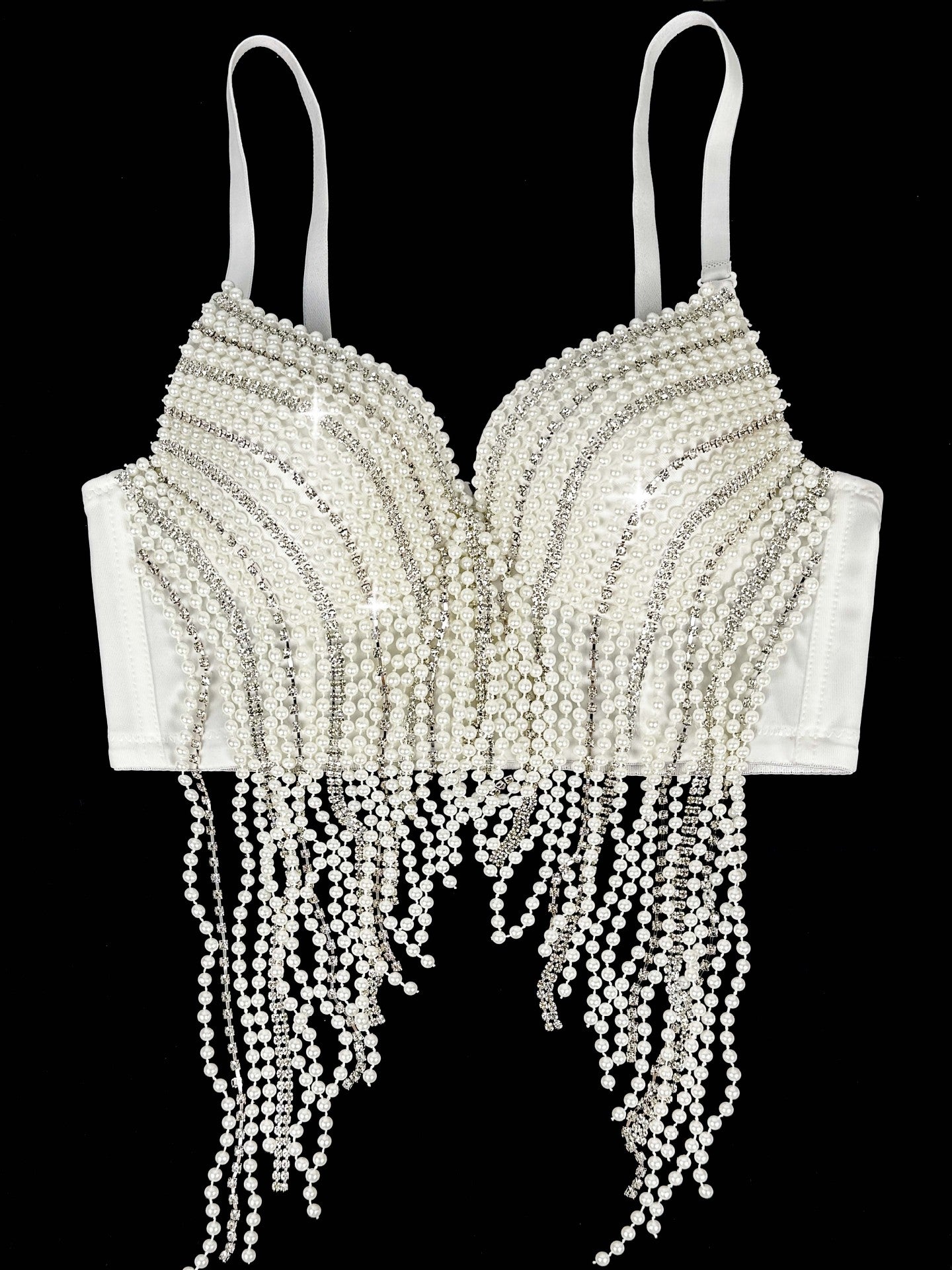 Gencho Diamante Beaded Top