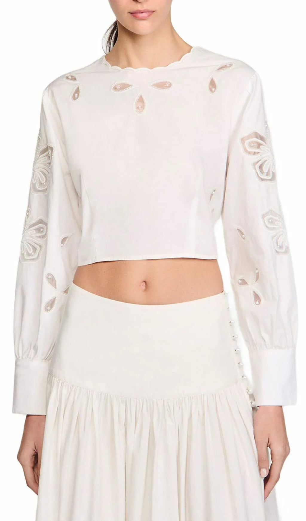 Poplin Crop Top