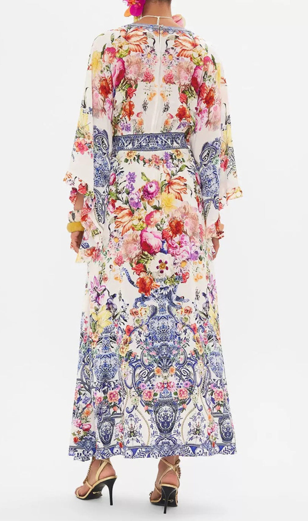 Aveline V Neck Floral Maxi Dress