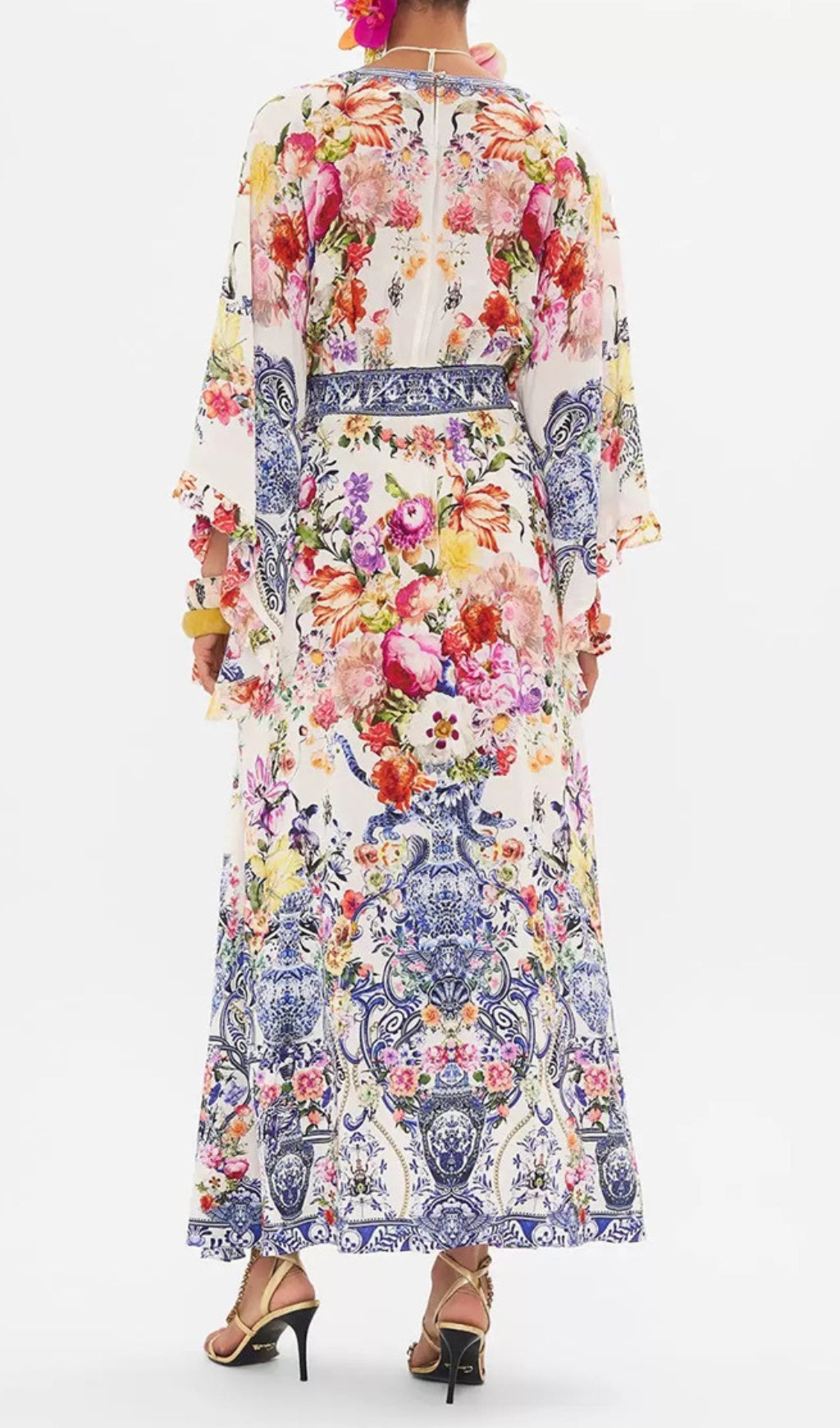 Aveline V Neck Floral Maxi Dress