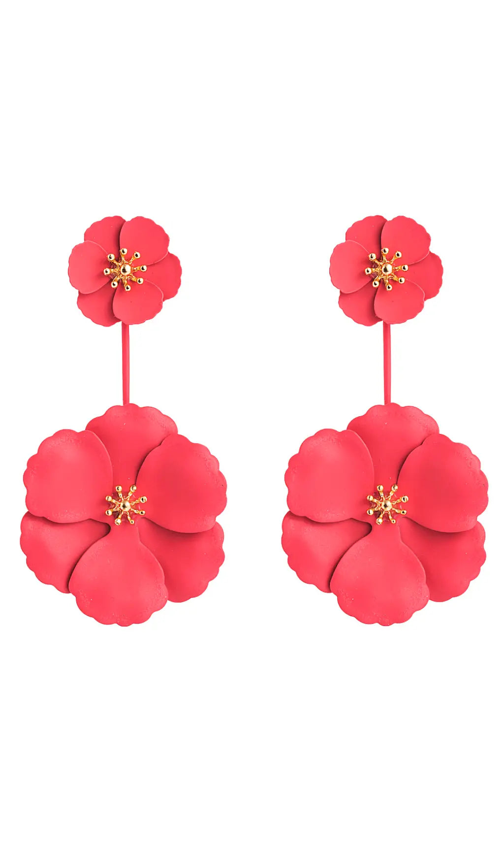 Bohemian Alloy Flower Long Earrings