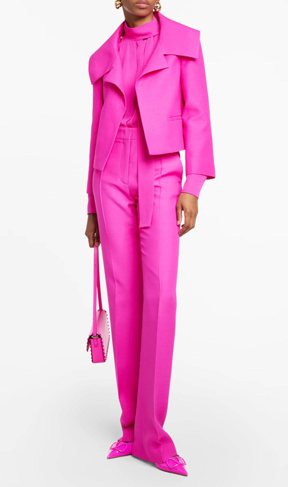 Aubrielle Pink Two-Piece Suit