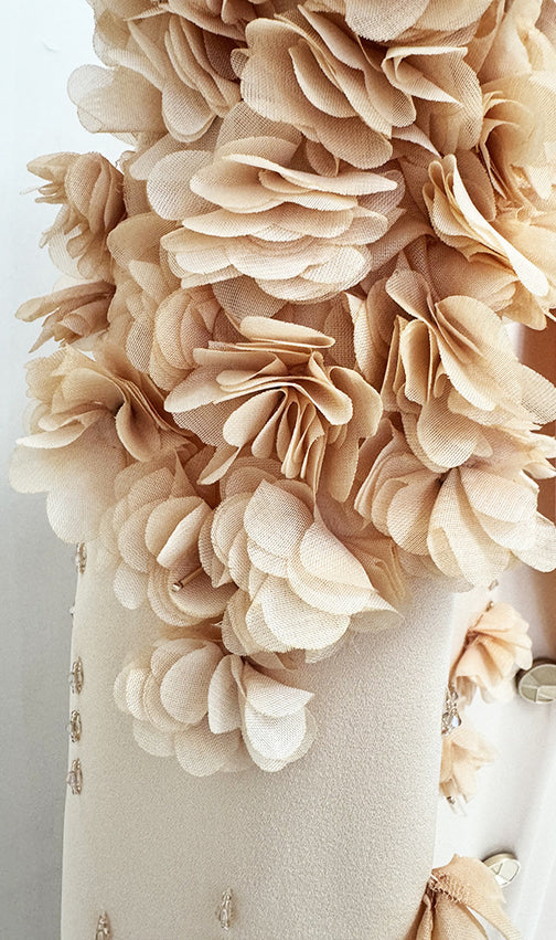 Boudewijn Flower Embellished Blazer Dress