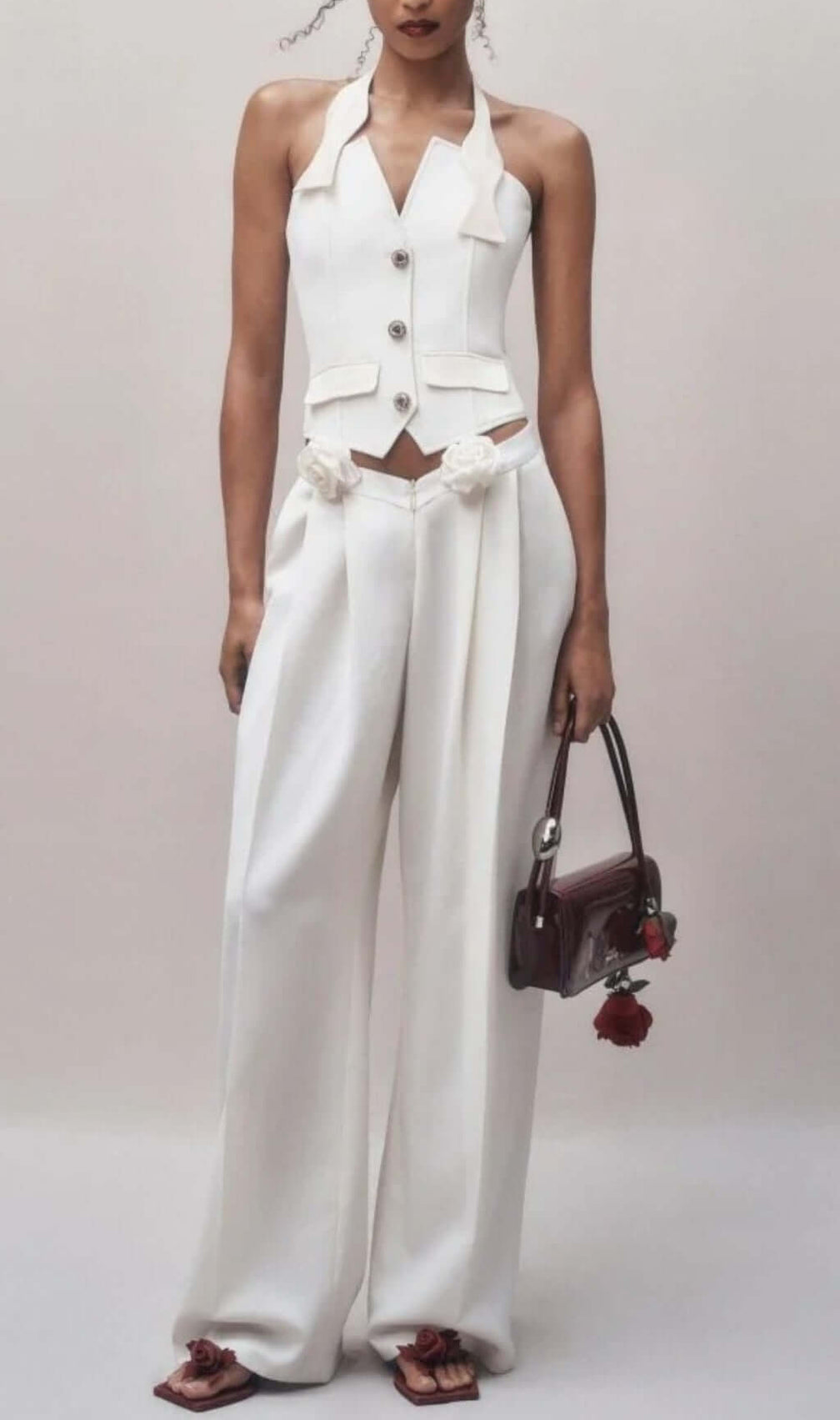 Anaphora Flower Trouser Set