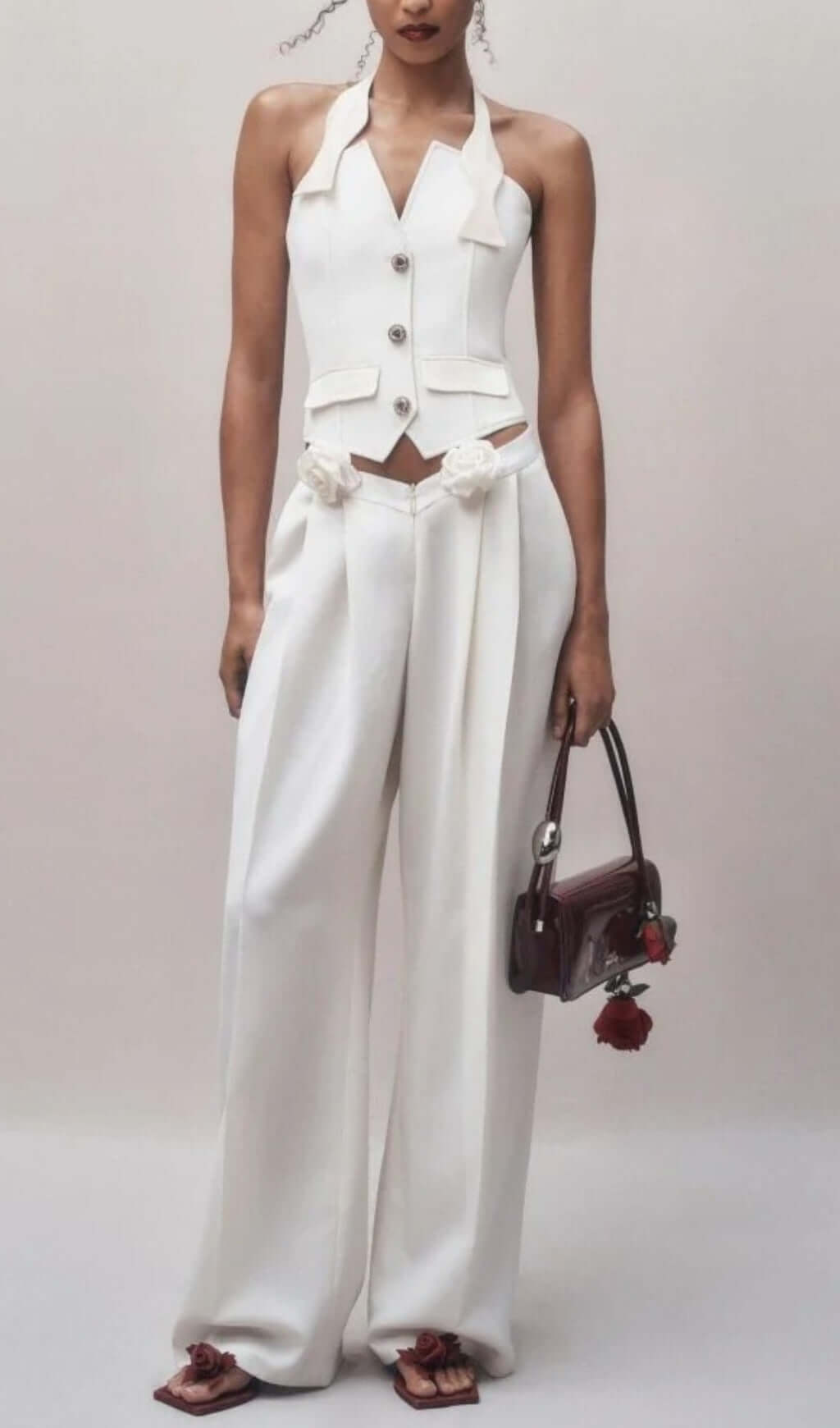 Anaphora Flower Trouser Set