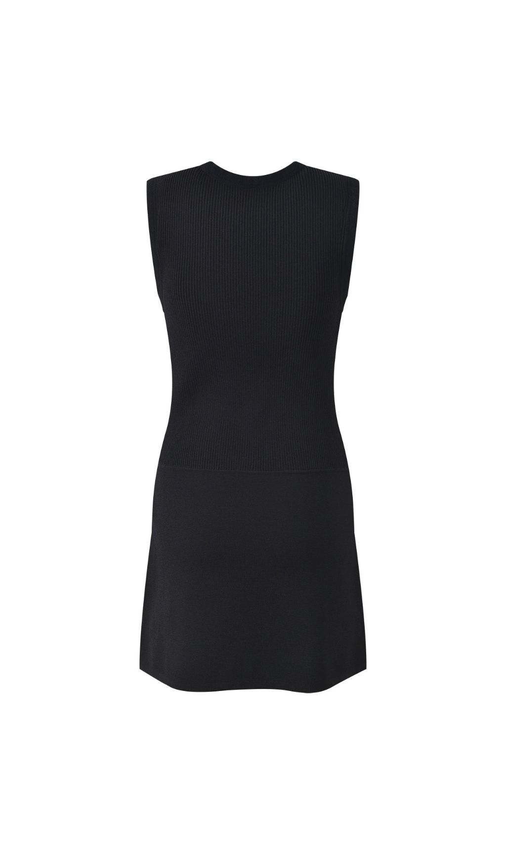 Effortless Chic: Women's Rib Knit Button-Front Mini Dress