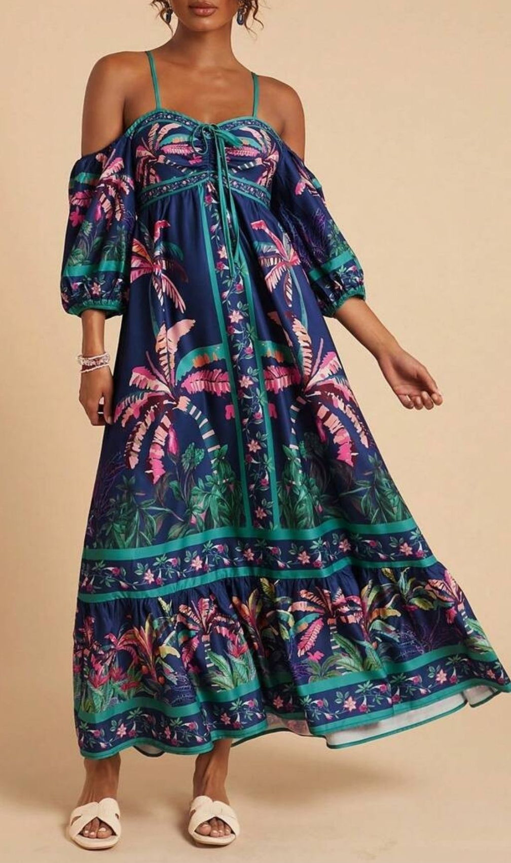 Laksha Printed Maxi Dress