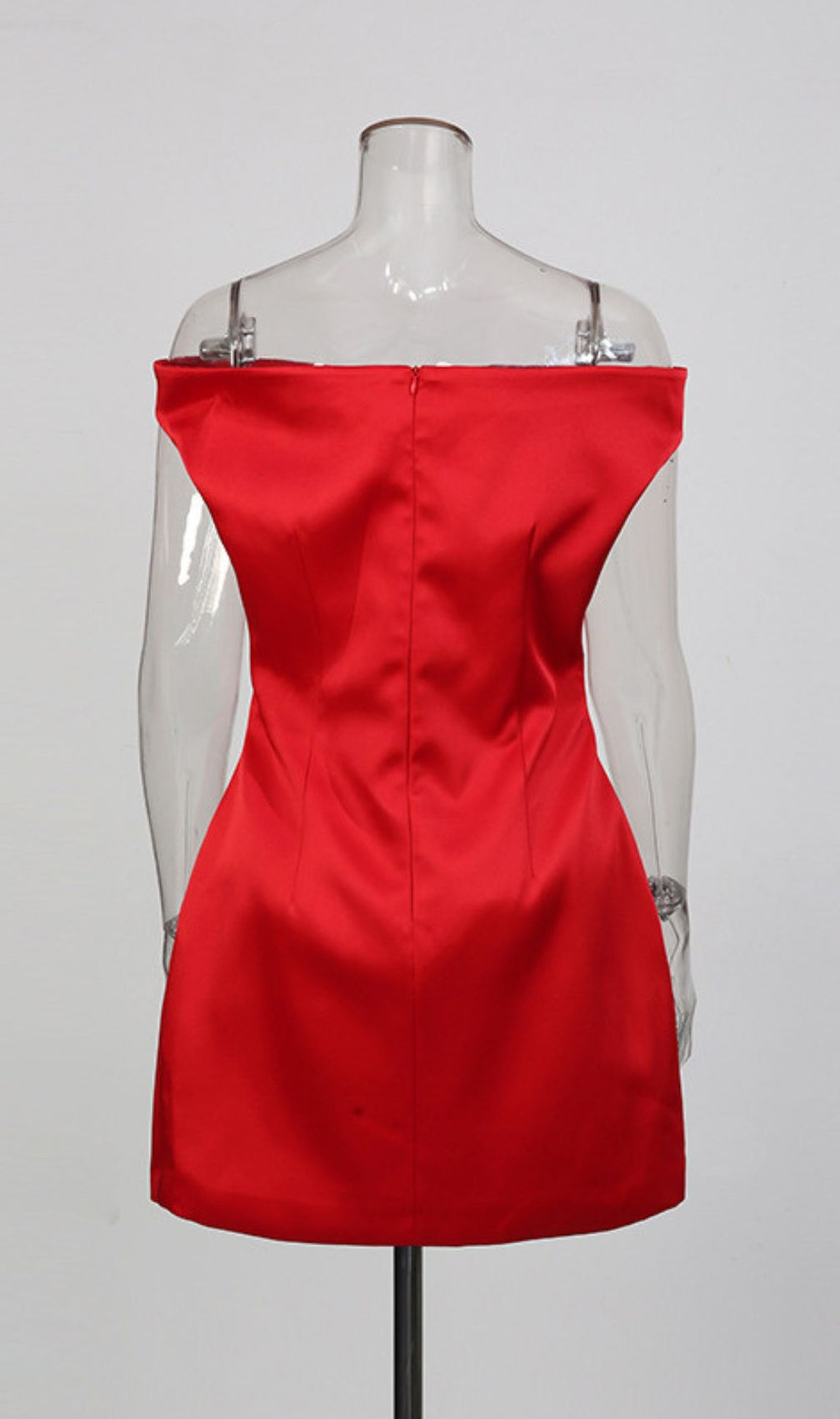 Jameel Red Off-Shoulder Mini Dress | Glamorous Party & Date Night Style