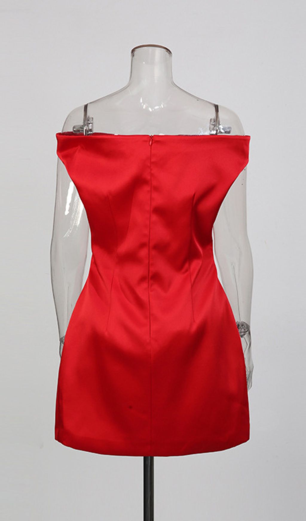 Jameel Red Off-Shoulder Mini Dress | Glamorous Party & Date Night Style