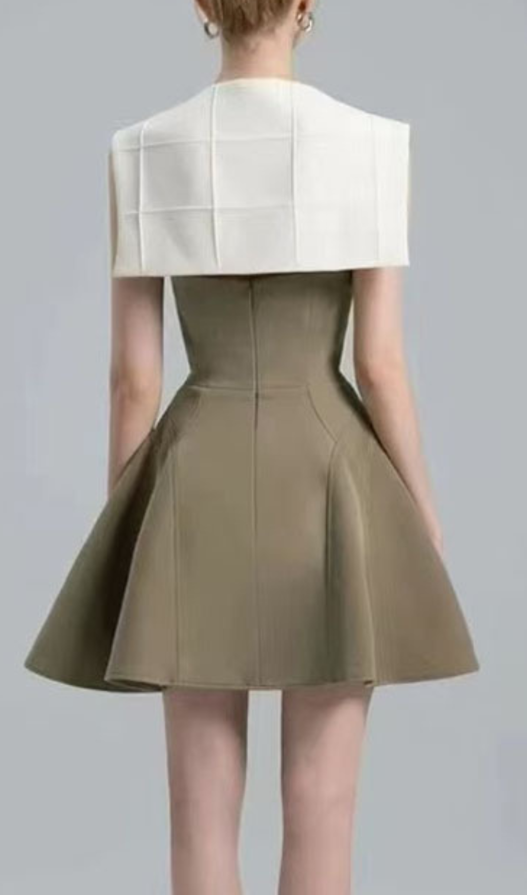 Honora Sleeveless Patchwork Mini Dress