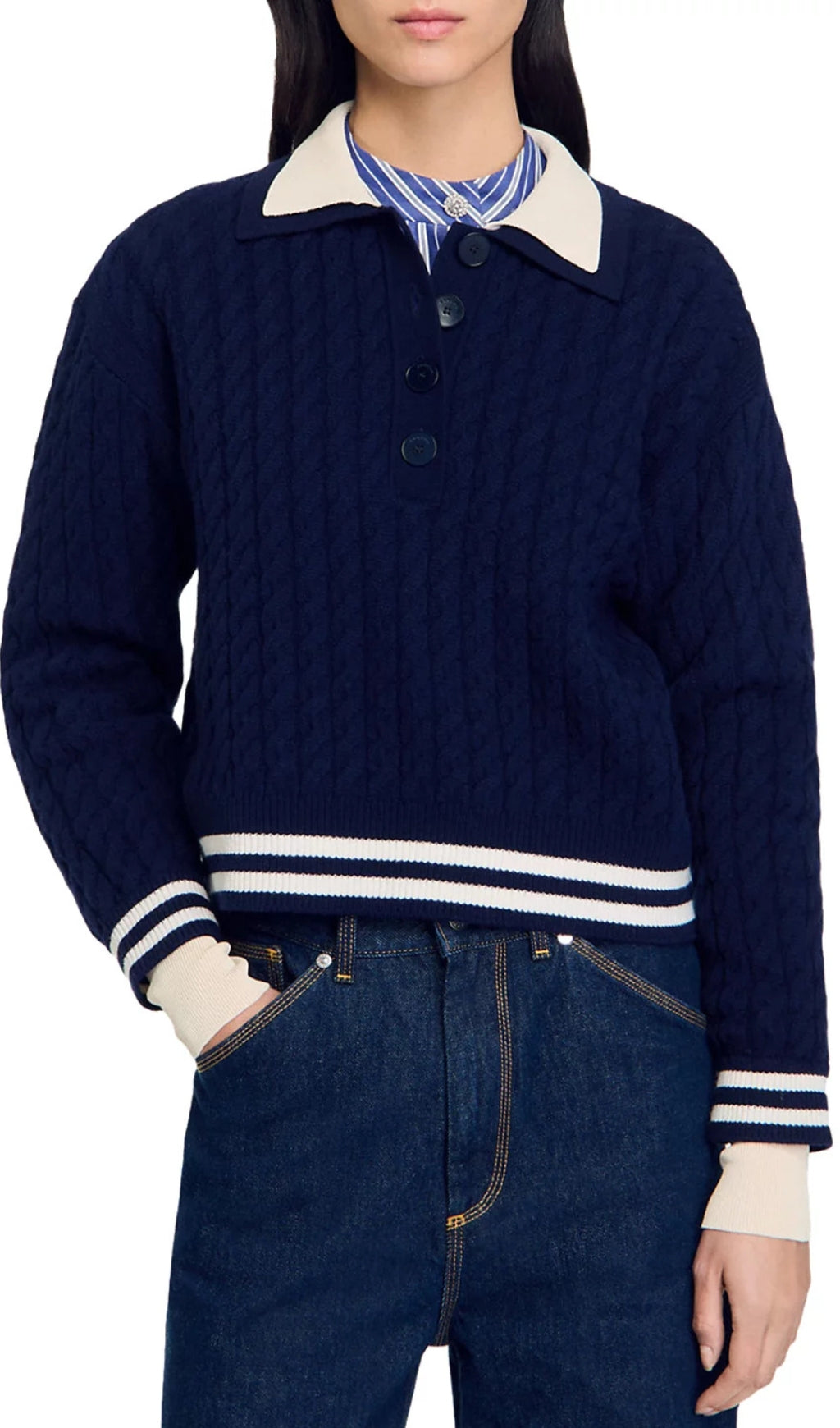 Fred Cable Knit Sweater