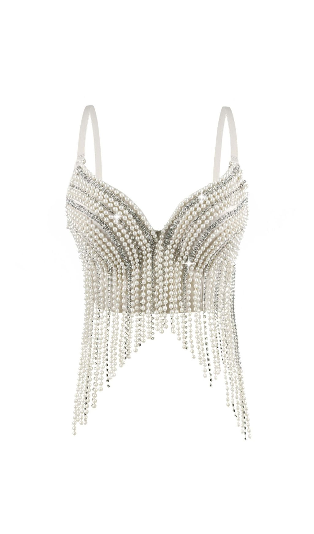 Gencho Diamante Beaded Top