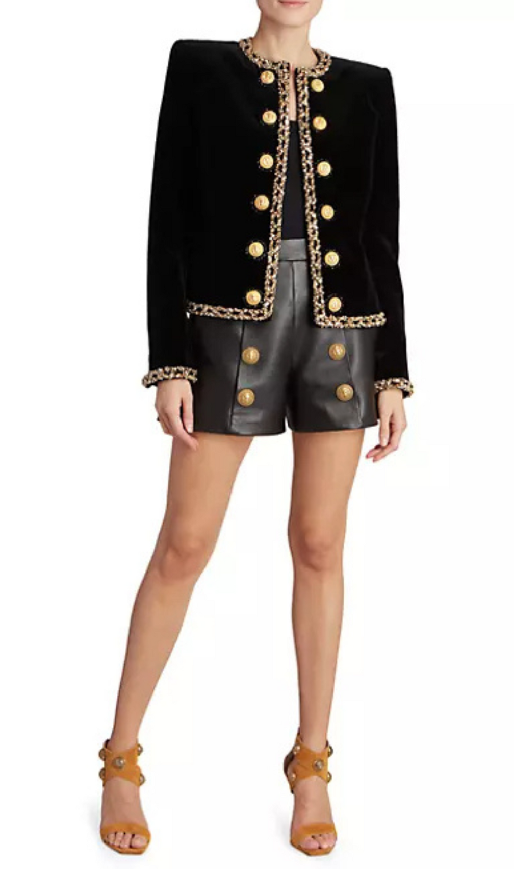 Arturo Embellished Velvet Jacket