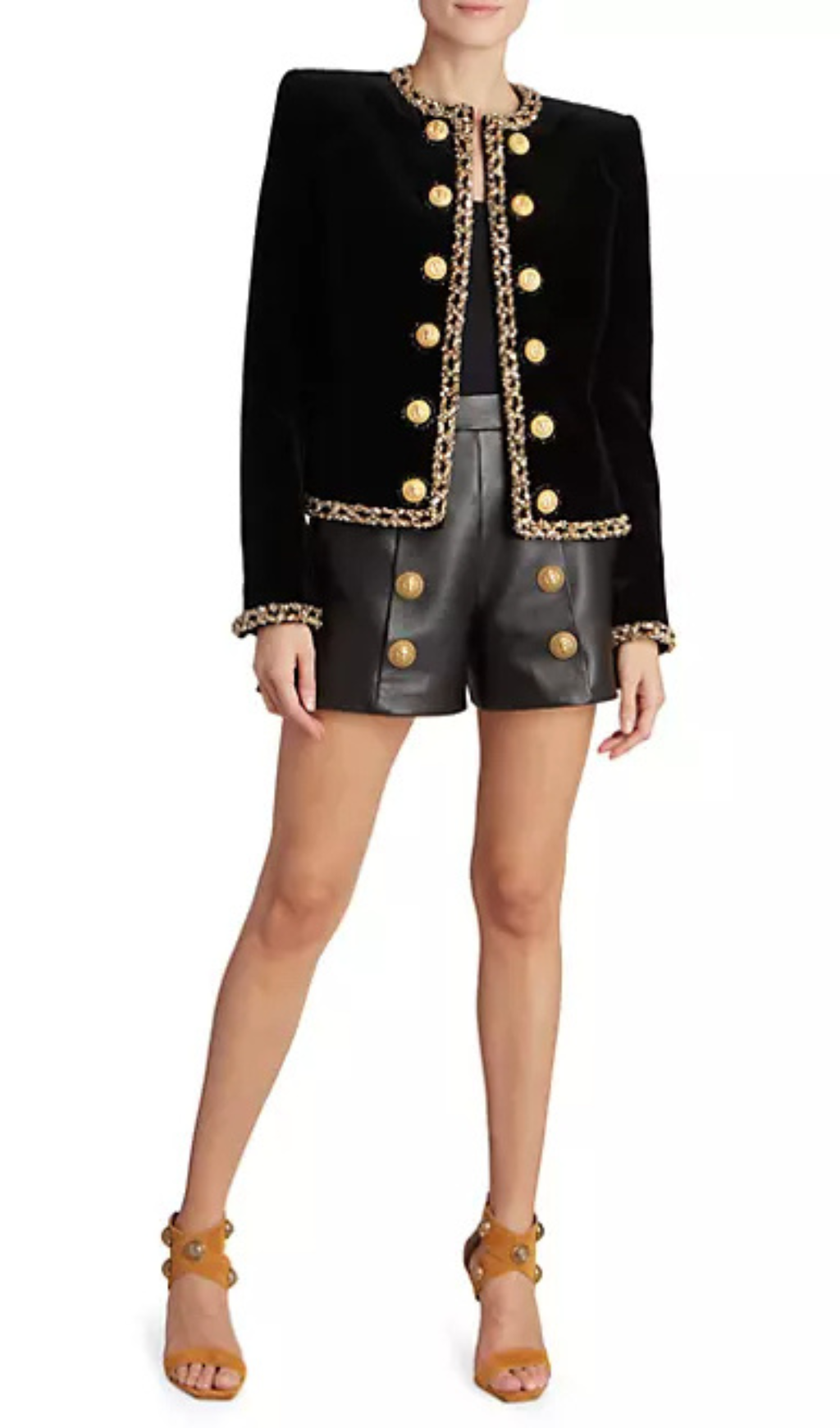 Arturo Embellished Velvet Jacket