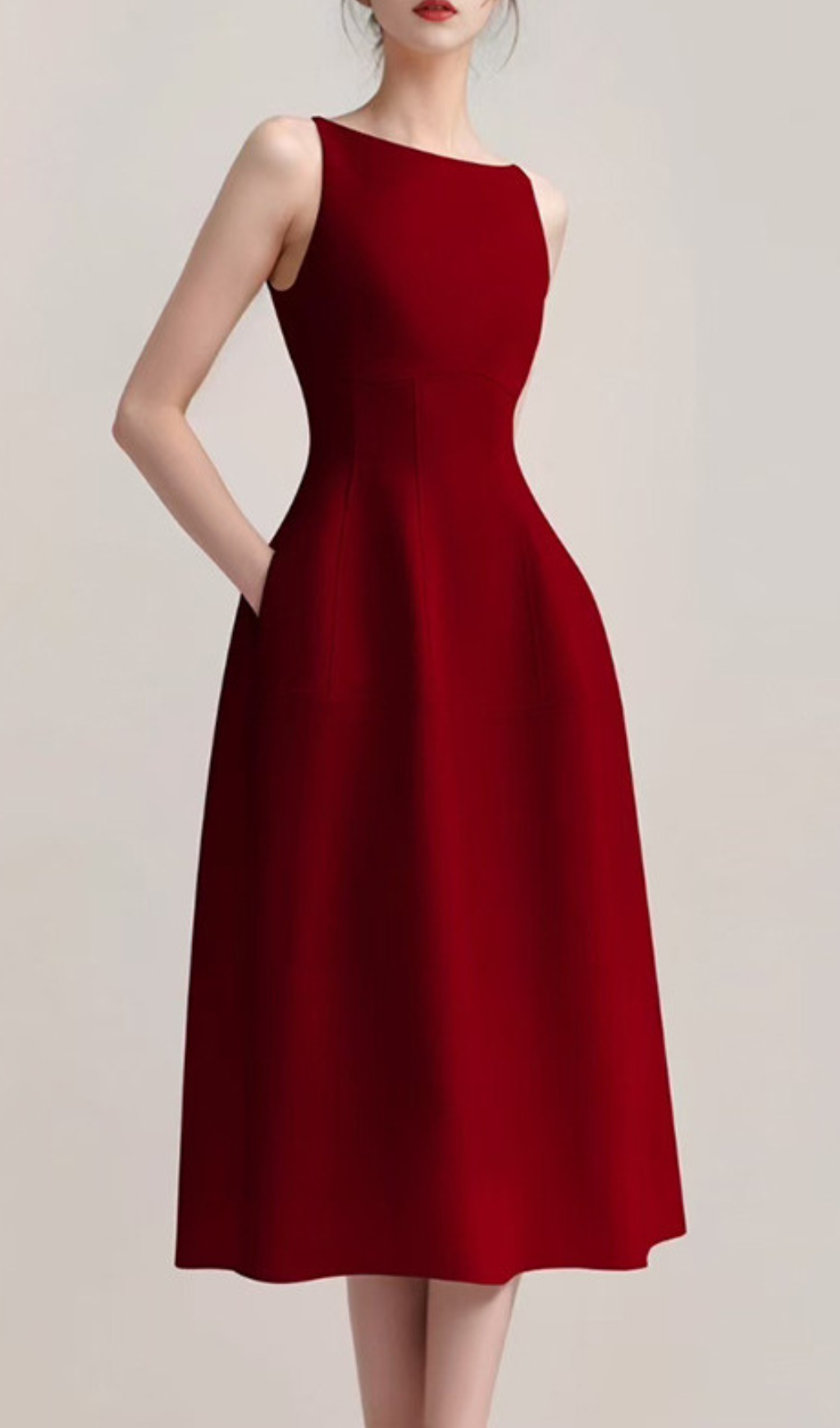 Gavyn Sleeveless Midi Dress