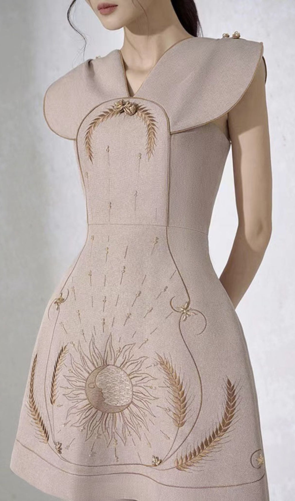 Alcmene Embroidery Mini Dress