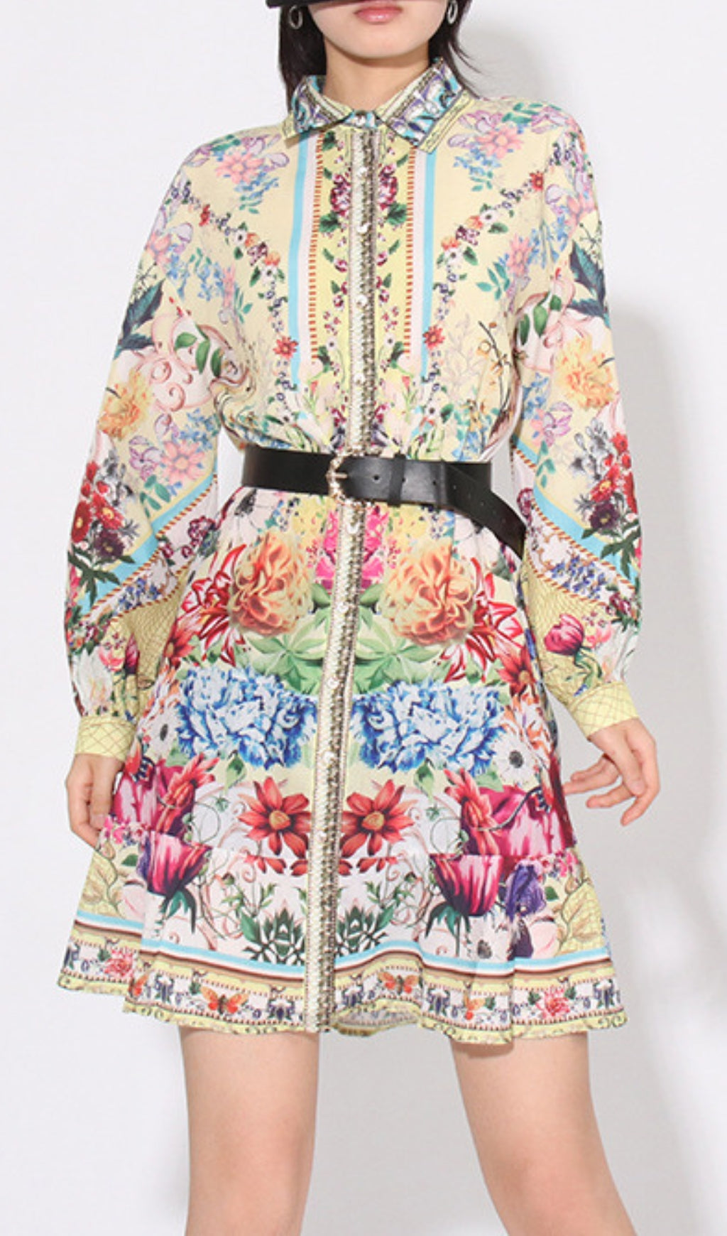 Astria Floral Printed Mini Dress