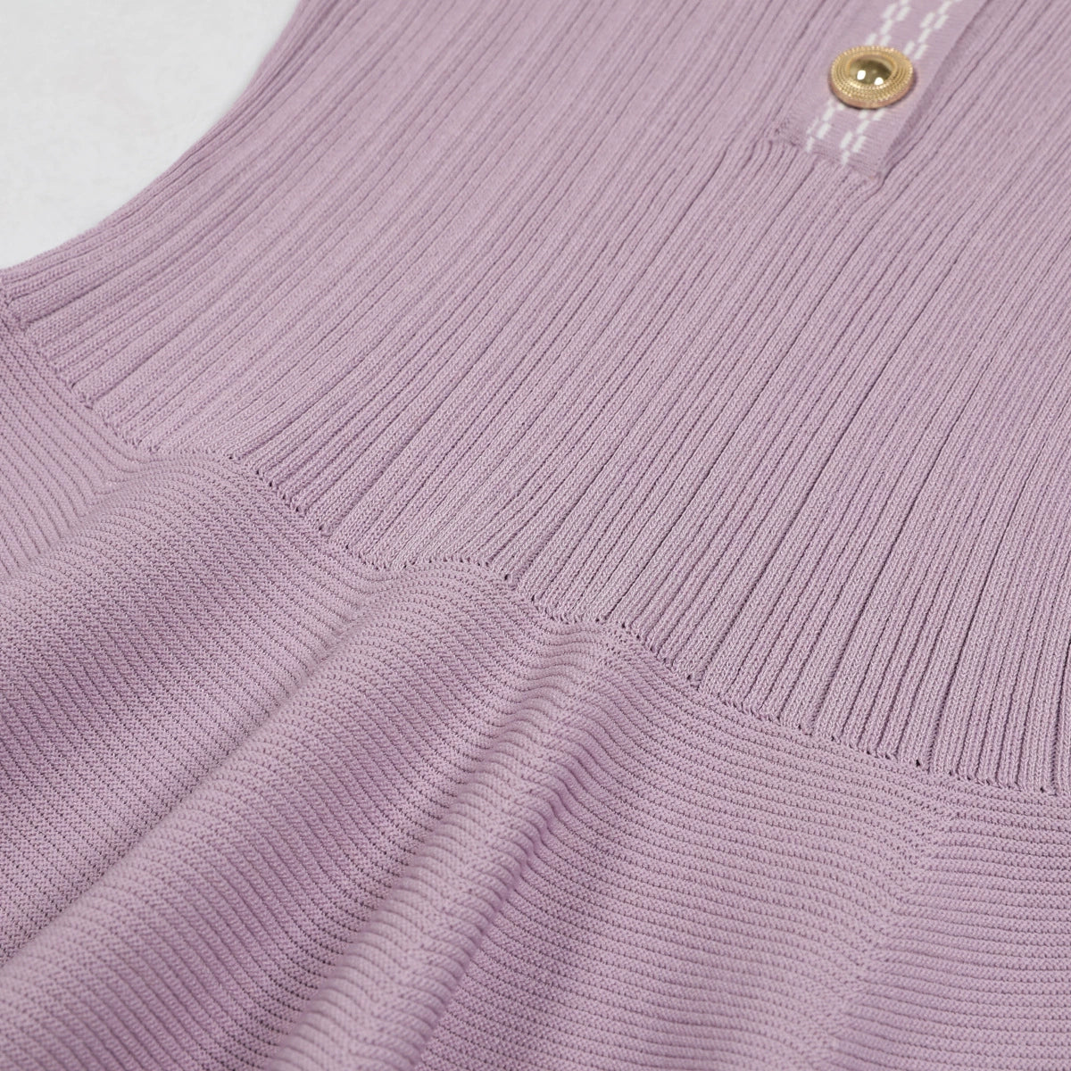 Etta Lapel Knit Mini Dress