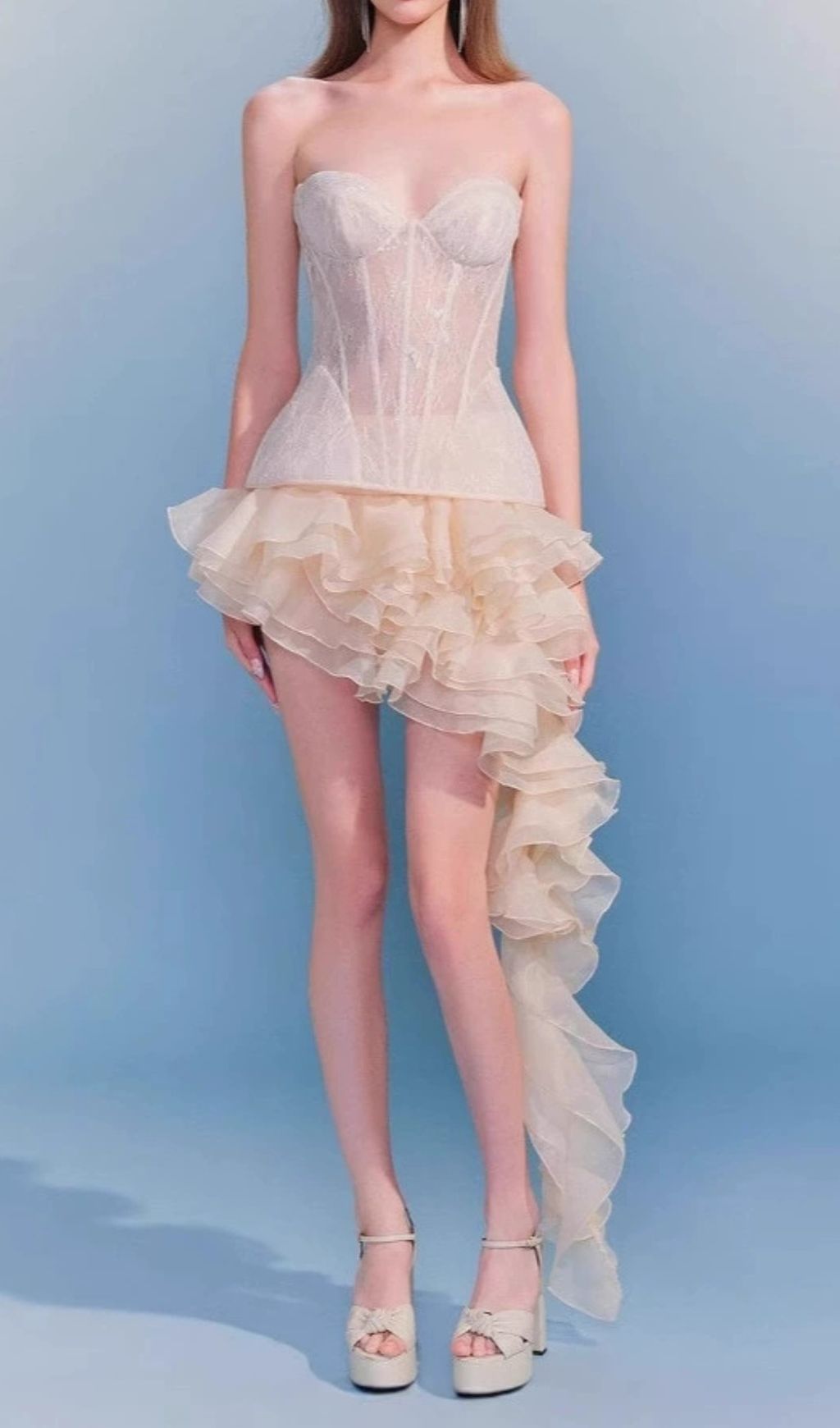 Fidelma Corset Lace Top & Cake Skirt