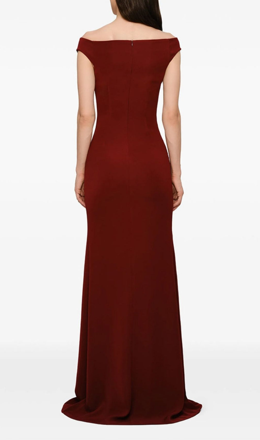 Kylen Off-Shoulder Metal Buckle Maxi Dress
