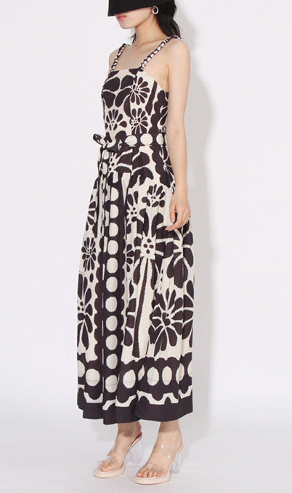 Asatira Black Printed Maxi Dress