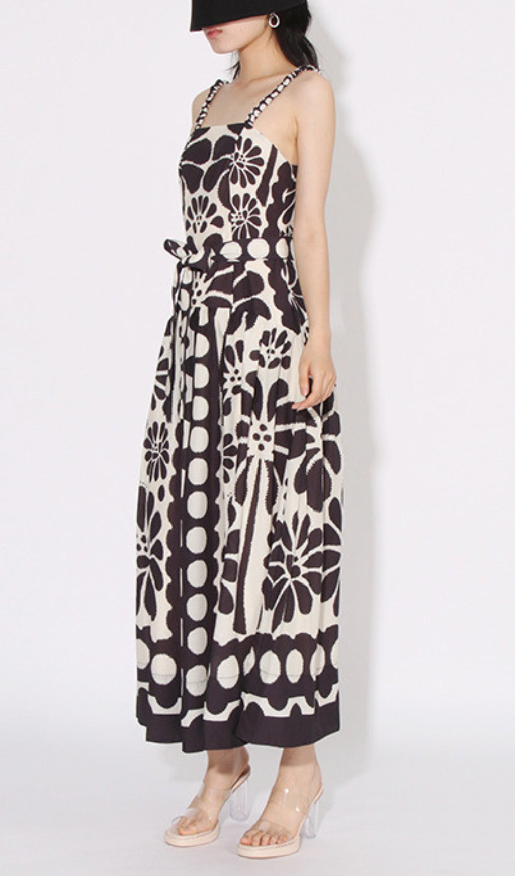 Asatira Black Printed Maxi Dress