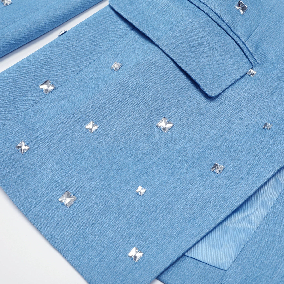 Kingsley Blue Diamante Blazer