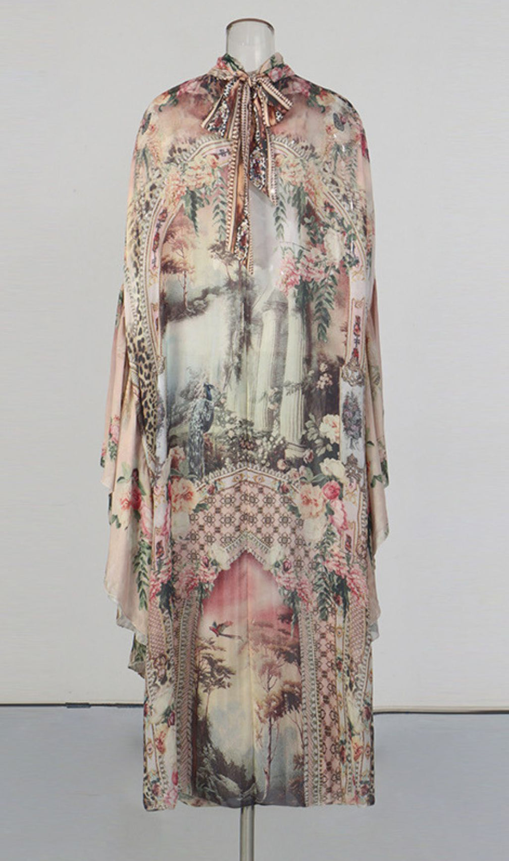 Kacy Artistic Printed Maxi Dress | Bohemian Flow & Elegant Style