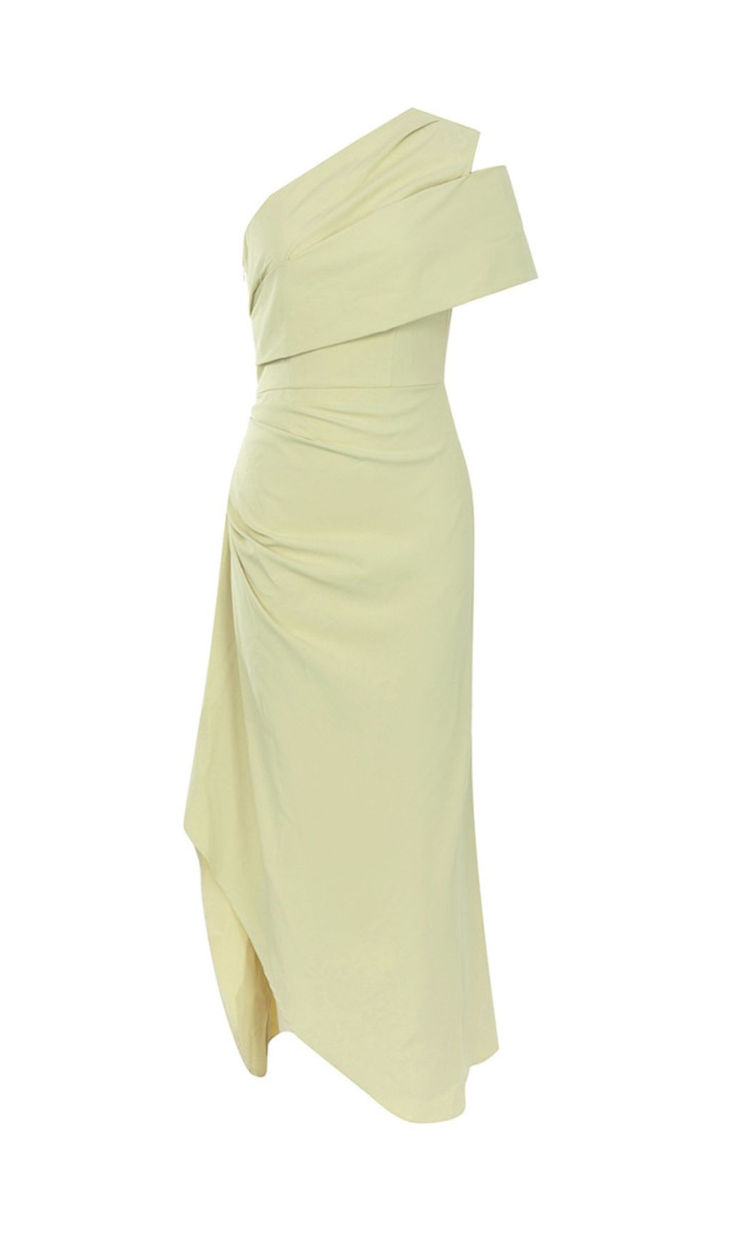 Hemera Chic One-Shoulder Asymmetrical Hem Midi-Maxi Dress