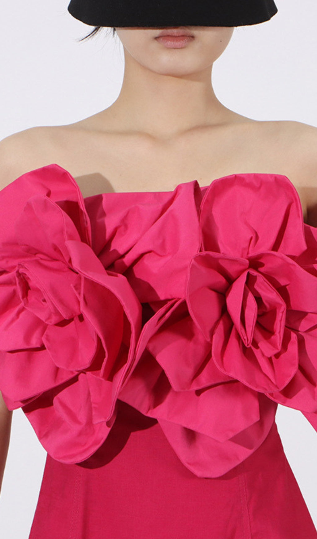 Eirian Pink Flower Midi Dress