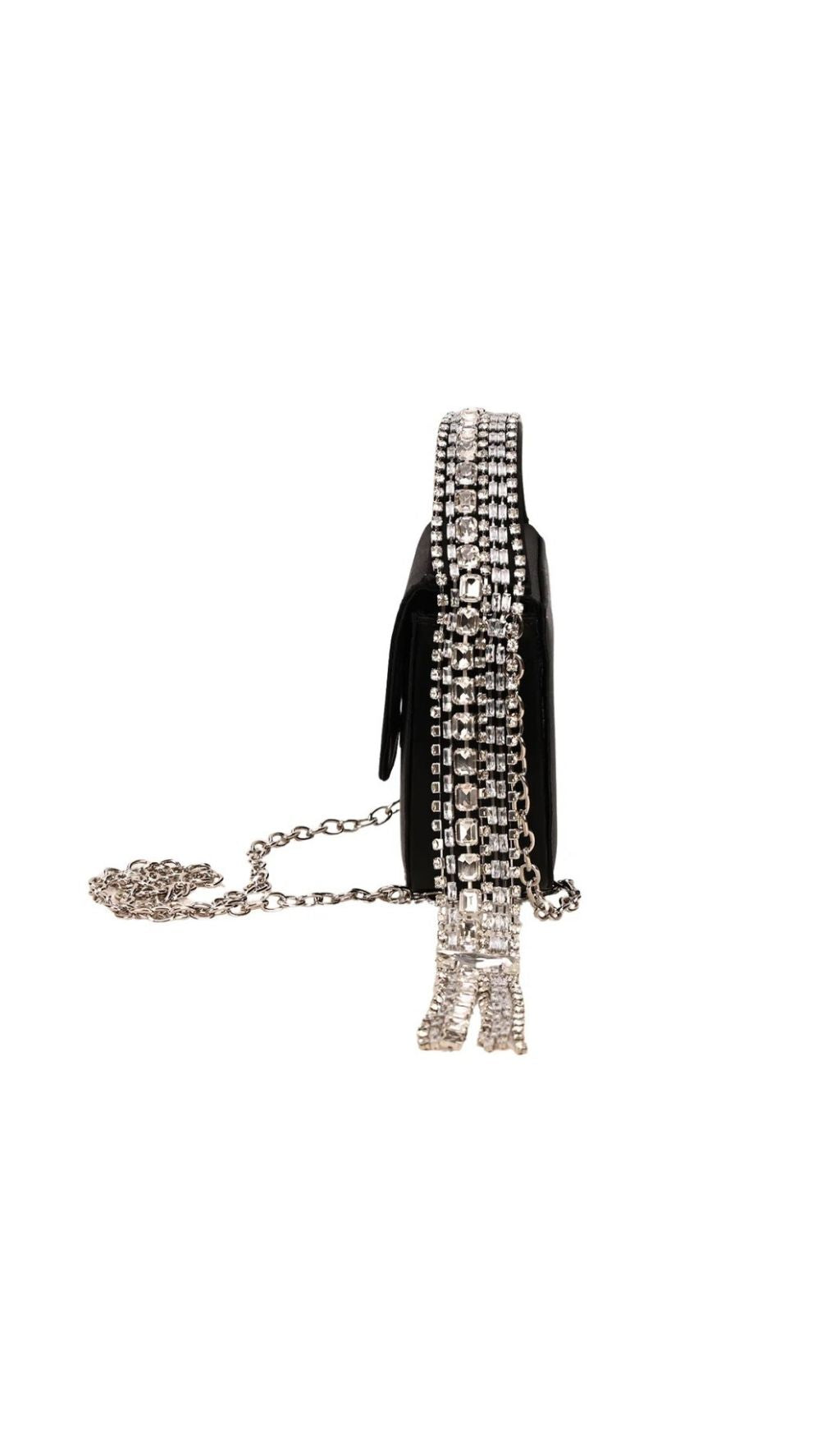 Yelmar Rhinestone Fringe Bag