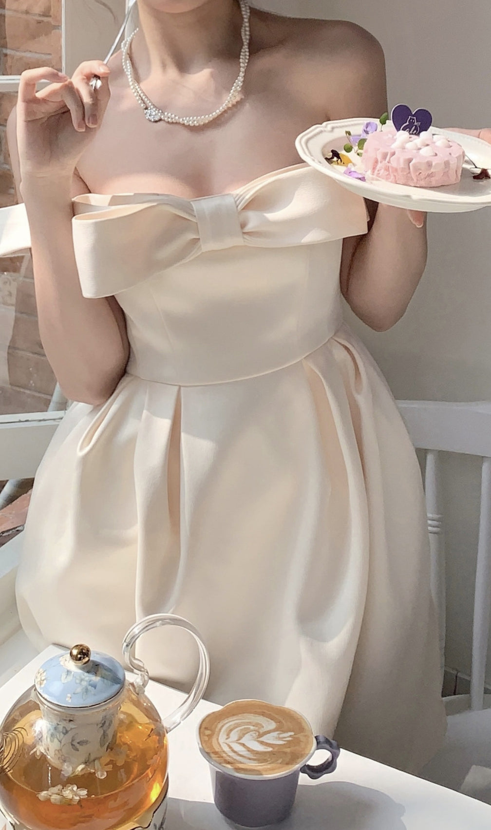 Celerina Bow Mini Dress