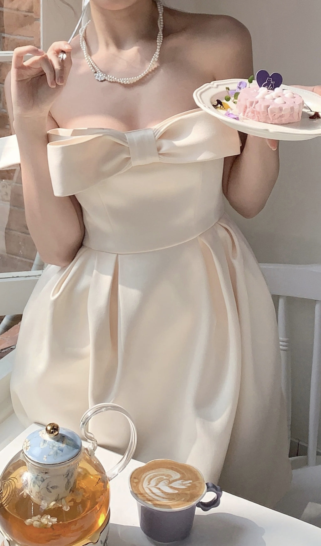 Celerina Bow Mini Dress